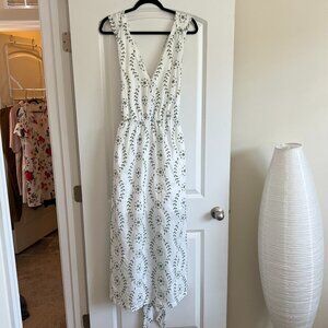 Embroidered A New Day Maxi Dress with criss cross back
